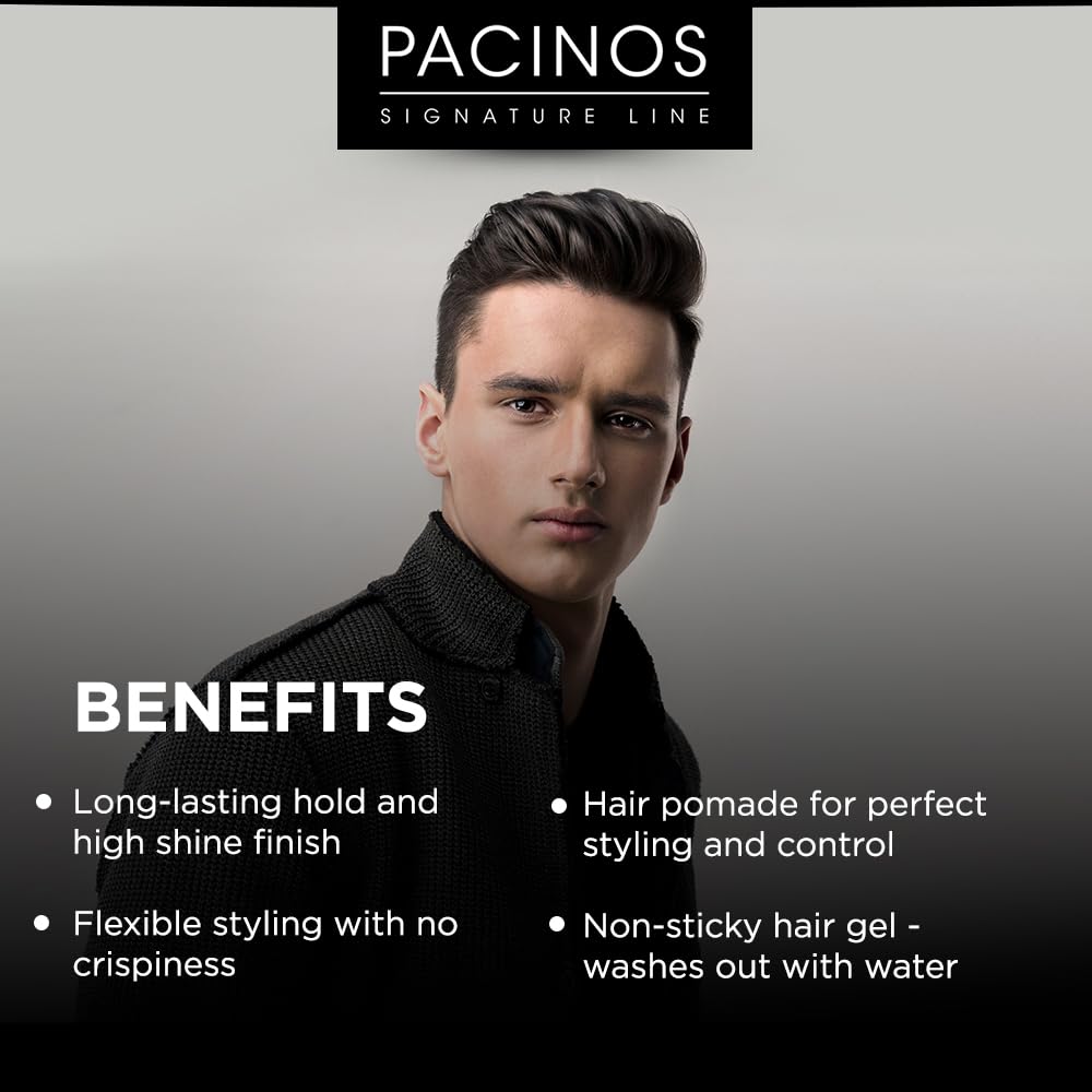 Pacinos pomade open texture on spoon highlighting smooth spreadability benefit