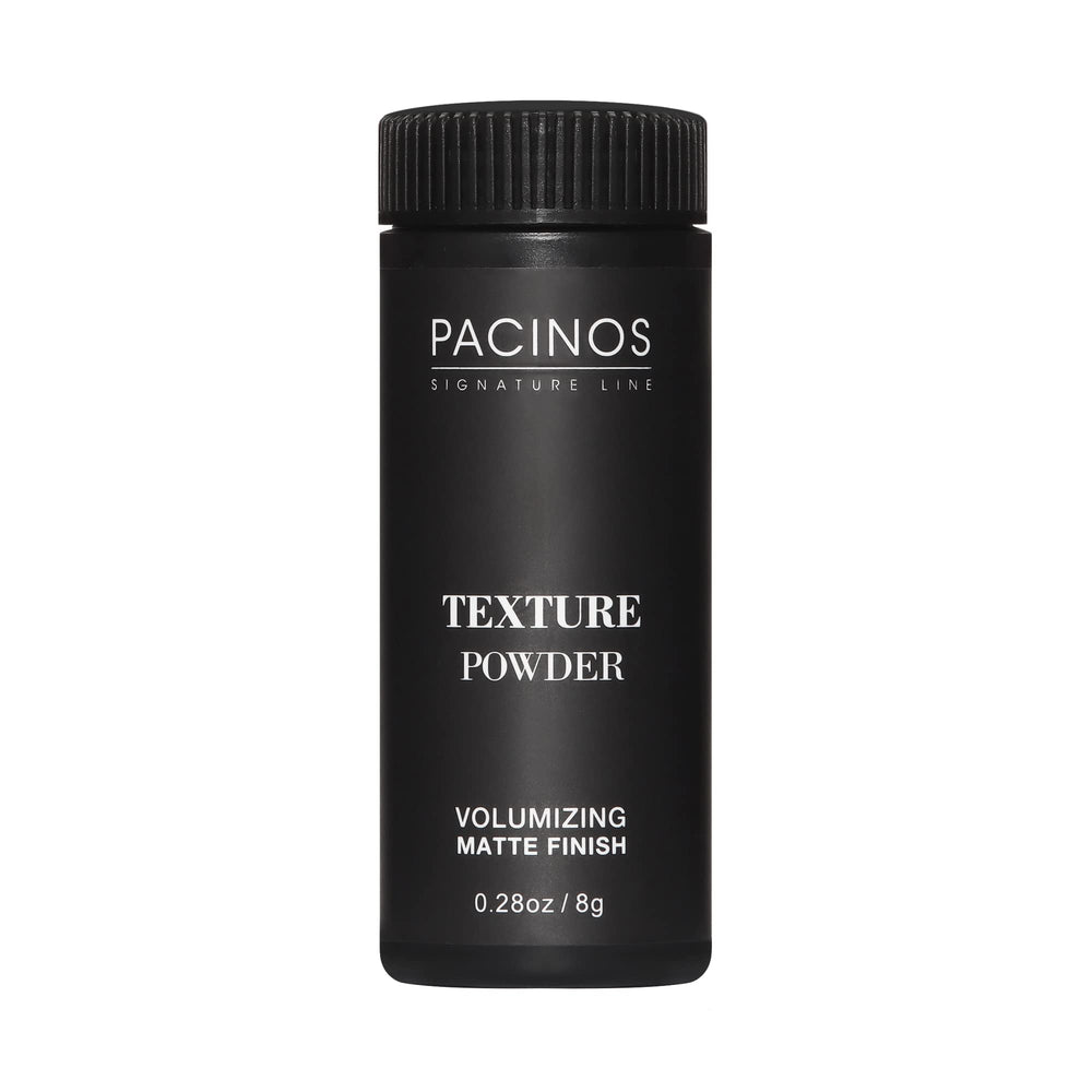 Pacinos shaker front packaging showing compact 8g container and brand