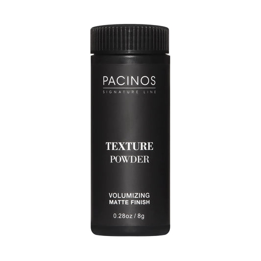 Pacinos shaker front packaging showing compact 8g container and brand