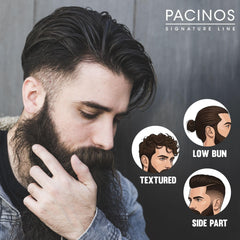 Pacinos creamy texture close-up illustrating smooth, water-soluble formula benefit