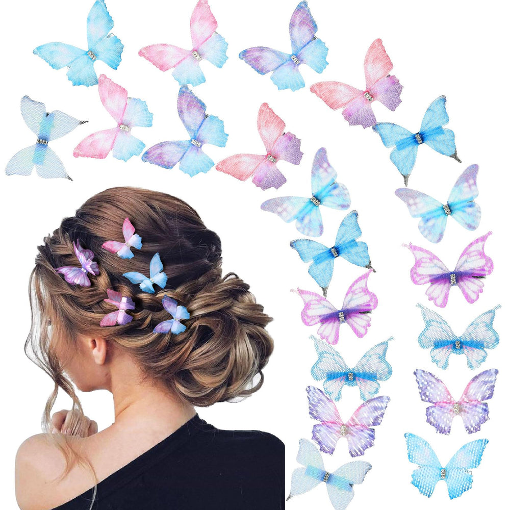 Paderison front packaging showing colorful butterfly clips and quantity for gifting