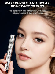 PAGE VINE mature woman applying mascara for defined natural look