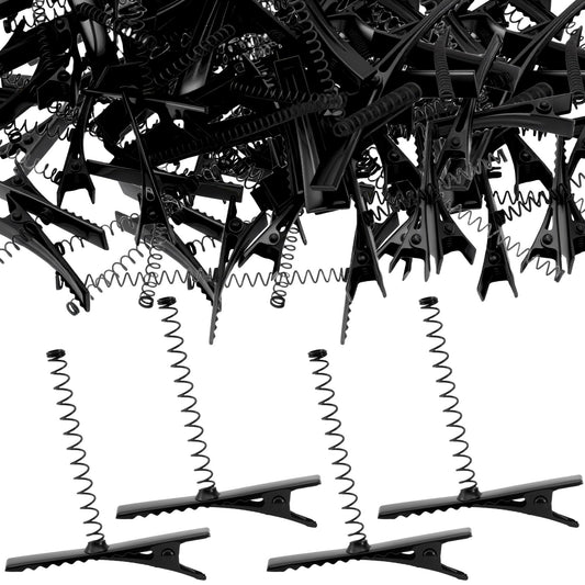 PAGOW front pack of 40 black sprout clips showing bulk value and versatility