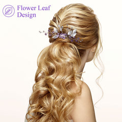 PAGOW comb in styled side-sweep hair demonstrating added color and polish