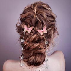 PAGOW on model at wedding demonstrating elegant accent and style