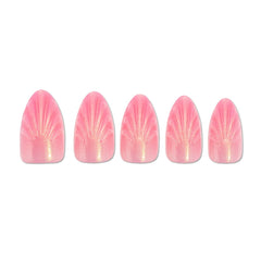 PaintLab arranged nails displaying 15 sizes and short almond shape for correct fit