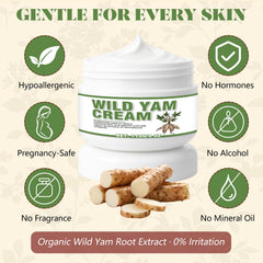 Organic wild yam root close-up with Paistely label indicating natural phytonutrient ingredient support