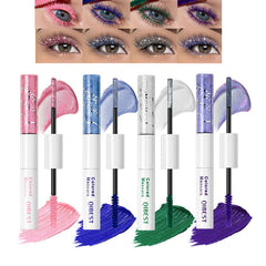 Pakivs double-ended mascara front view showing dual finishes and bright colors