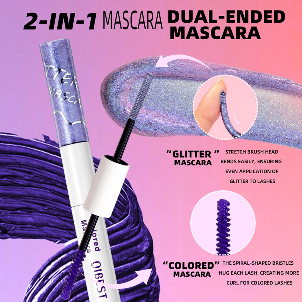 Pakivs mascara applied on model eye demonstrating lift and length benefit