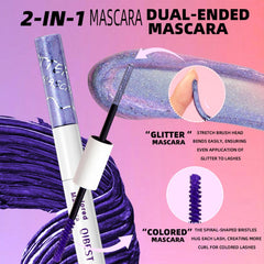 Pakivs mascara applied on model eye demonstrating lift and length benefit