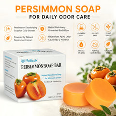 PALFICAB close-up of soap texture highlighting gentle exfoliation benefit