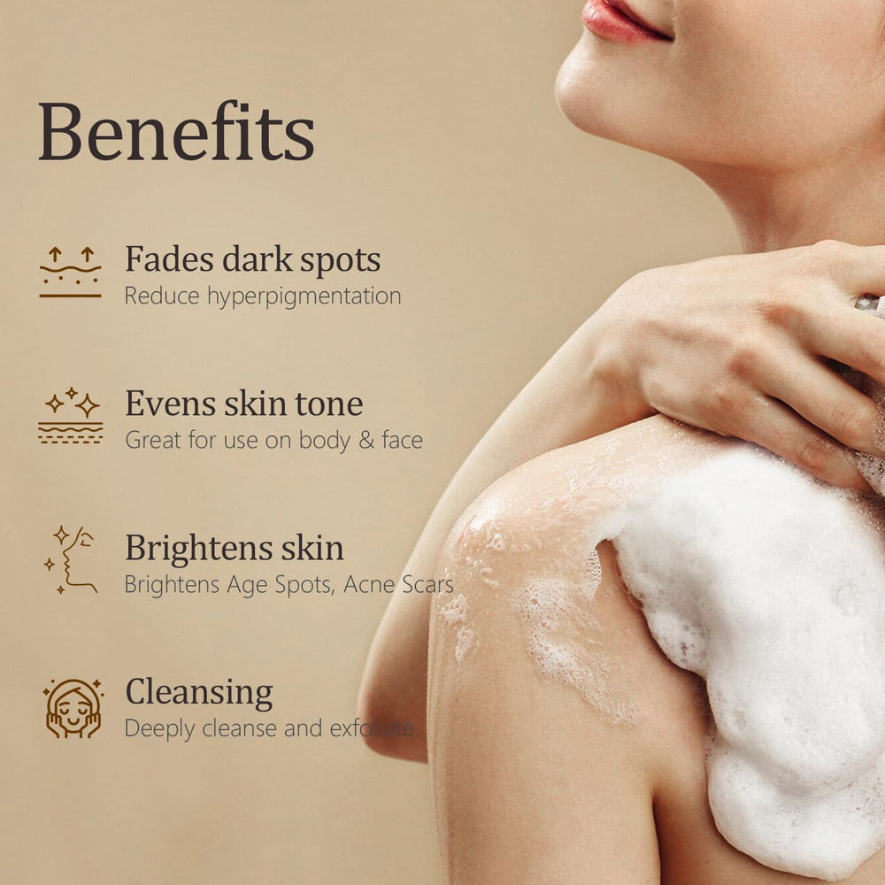 PALFICAB soap texture close-up highlighting smooth bar and gentle exfoliation