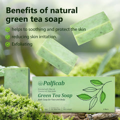 PALFICAB lather produced with net demonstrating rich foam for cleansing