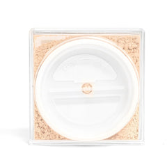 Palladio being applied with brush to set makeup for longer wear