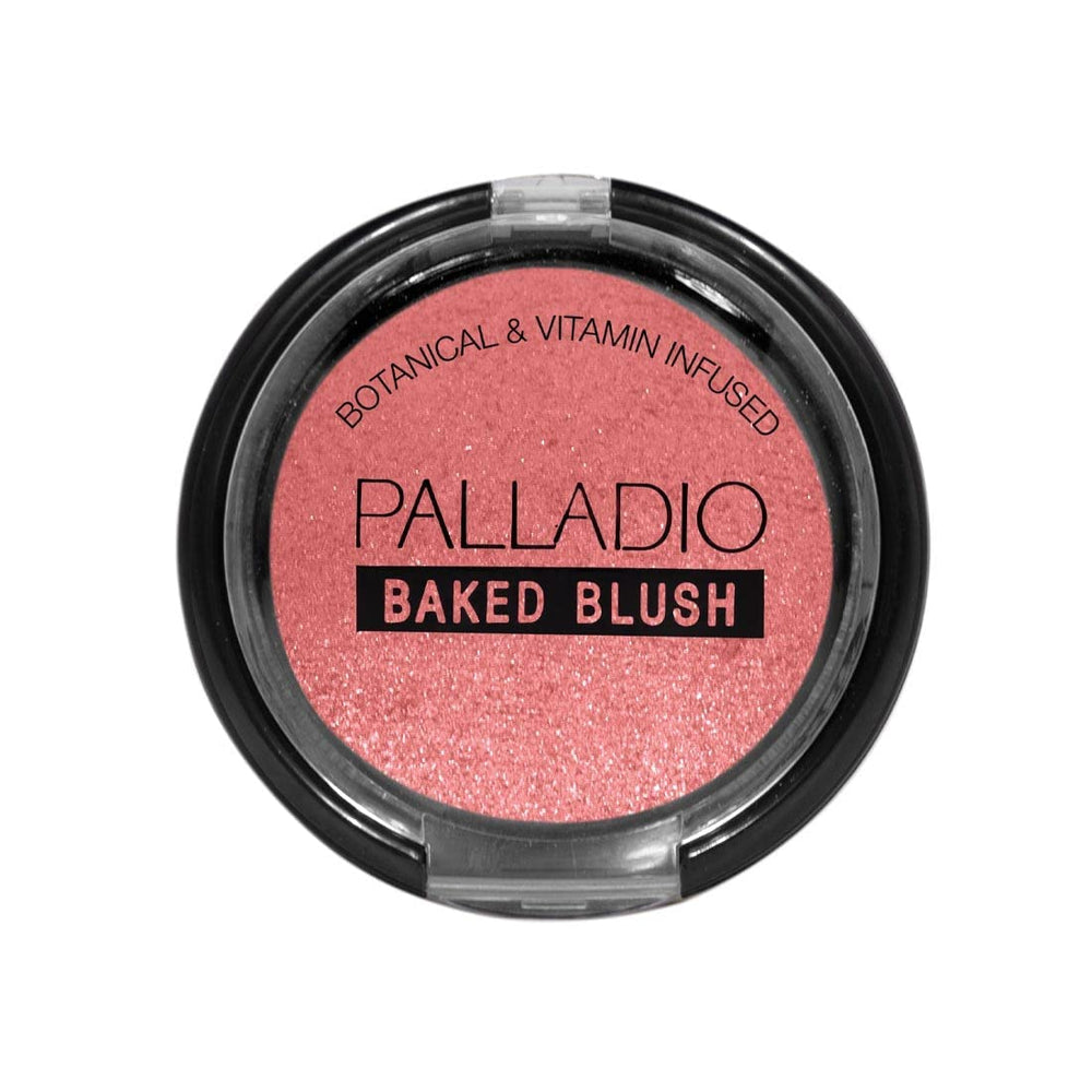 Palladio blush on brush head, ready for soft, buildable application