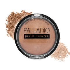 Palladio compact front view showing compact and warm bronzed finish for easy application
