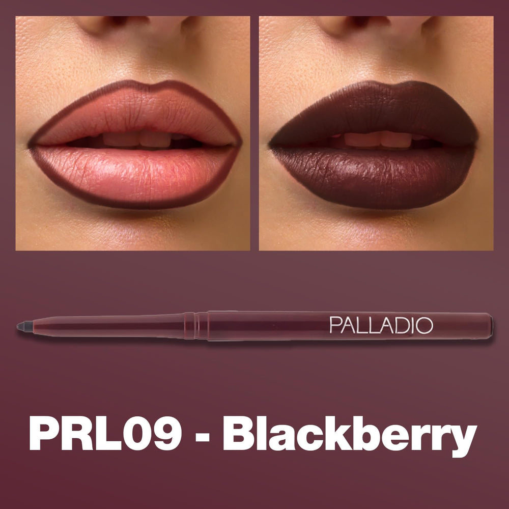 Palladio Black Berry tip close-up highlighting creamy texture for precision