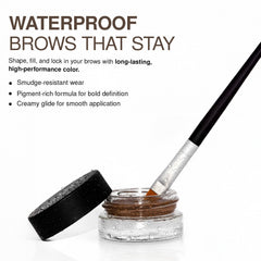Palladio before and after brows showing fuller defined results