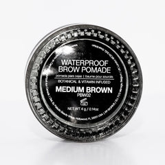 Palladio brow pomade next to micro pencil showing paired-precision advantage