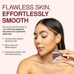 Palladio compact held in hand to show size and travel-friendly portability benefit