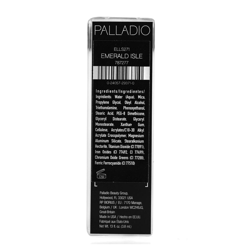Palladio eyeliner applied to eye demonstrating crisp wing and definition