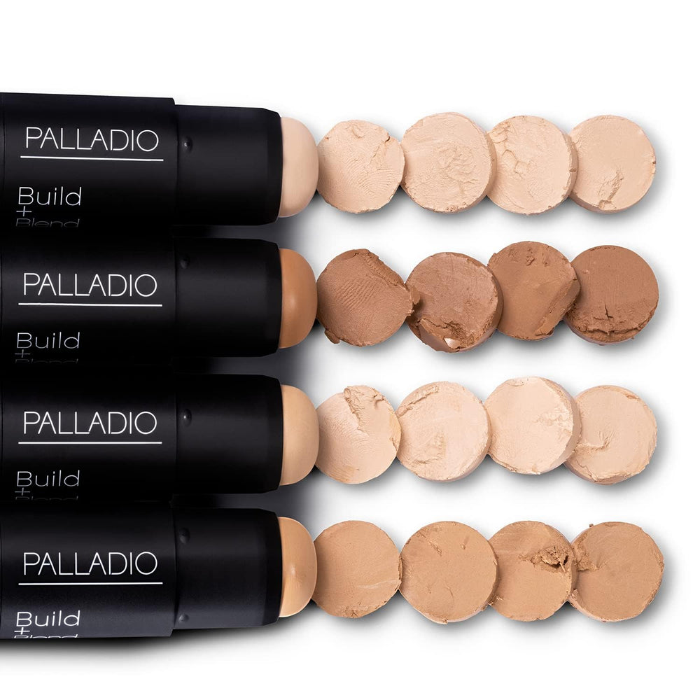 Palladio foundation stick swatch on hand demonstrating buildable medium coverage