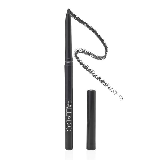 Palladio front packaging showing retractable eyeliner and color payoff benefit