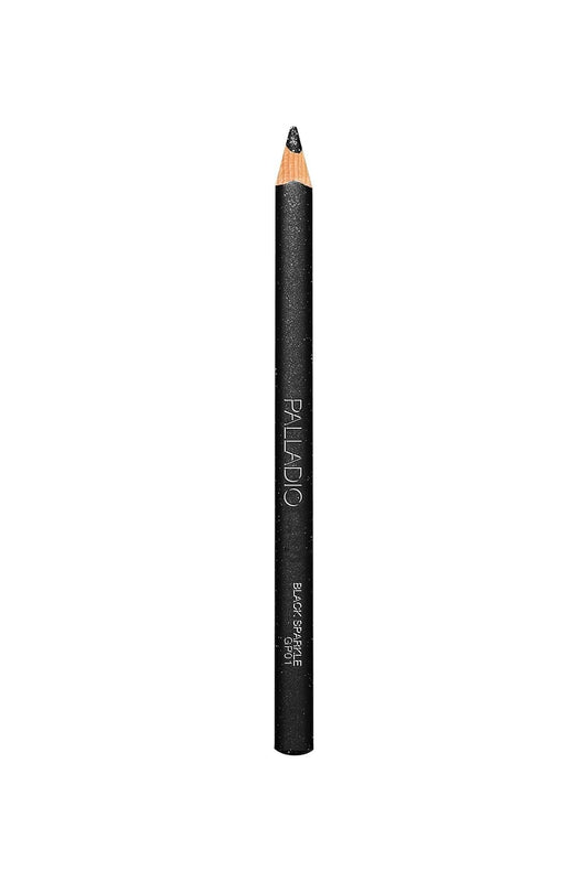 Palladio front packaging showing pencil and sparkle for instant glam
