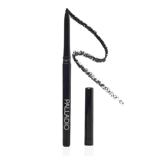 Palladio front tube showing pure black shade and sleek packaging benefits portability