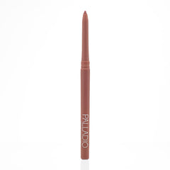 Palladio liner paired with lipstick showing color-base stability and anti-feathering benefit
