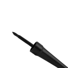 Palladio single swiped stroke demonstrating intense black shimmer benefit