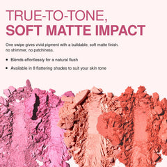 Palladio blush next to other makeup illustrating coordination in kit