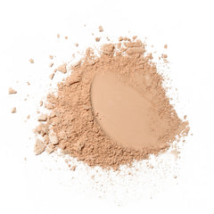 Palladio open jar close-up texture highlighting fine rice powder for smooth finish