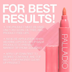 Palladio ingredients label highlighting Pro‑Vitamin B5 hydration benefit