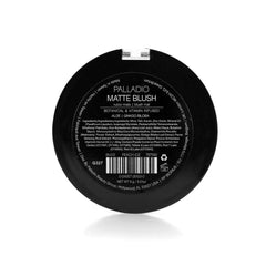 Back of Palladio packaging showing formulation claims and product details