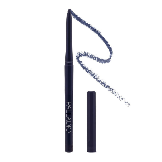 Palladio front packaging showing the retractable eyeliner and shade name