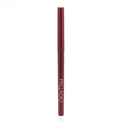 Palladio model wearing raisin shade illustrating wearable plum finish