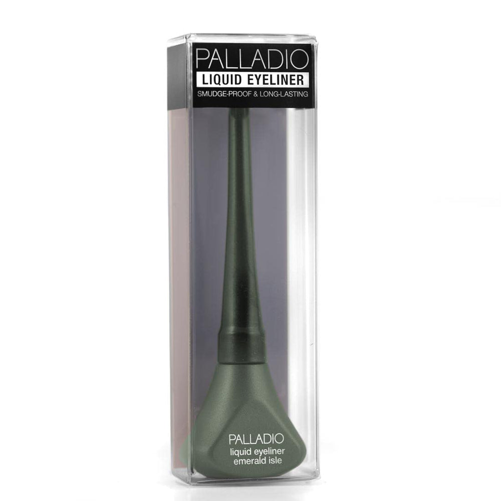 Palladio swatch on arm revealing rich Emerald Isle pigment payoff