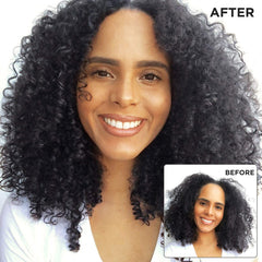 Palmer's after-wash smooth hair demonstrating reduced breakage