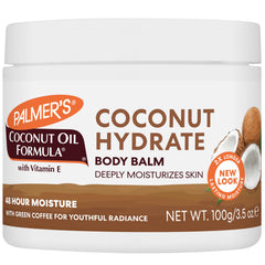 Palmer's front packaging showing 3.5 oz balm and clear label benefit
