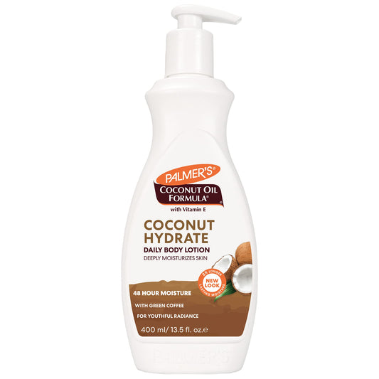 Palmer's front bottle view showing packaging and moisturizing benefit
