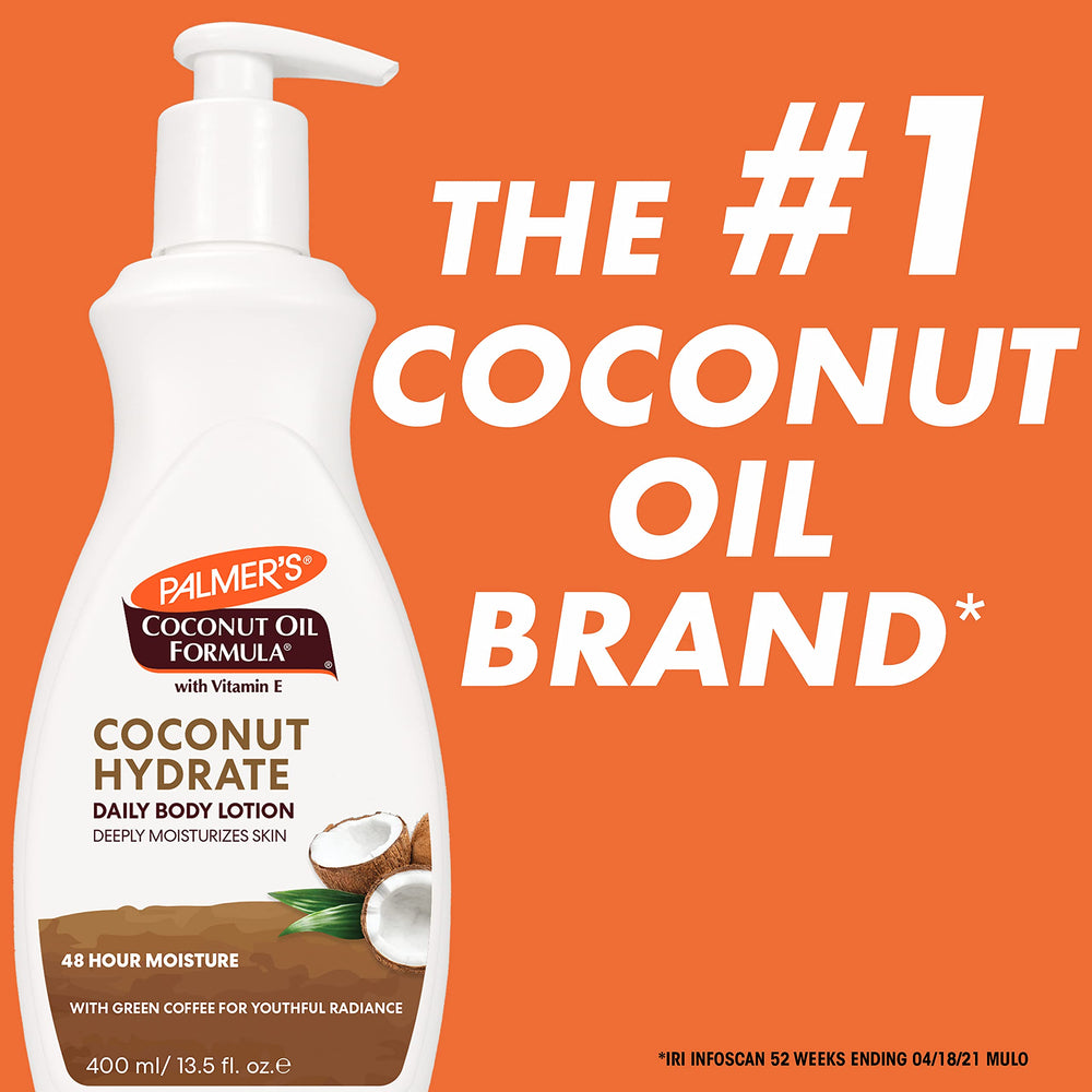 Palmer's label ingredient panel highlighting natural coconut and vitamin E