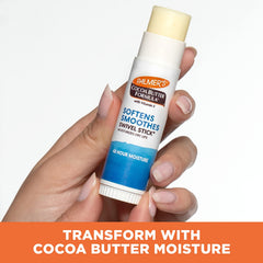 Palmer's used on an elbow to visibly soften rough dry skin