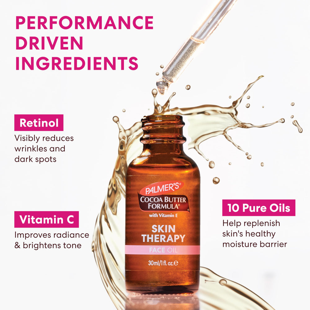 Palmer's bottle with rosehip for gentle scent and brightening effect