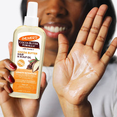 Palmer's alongside shampoo and conditioner to show complete care routine