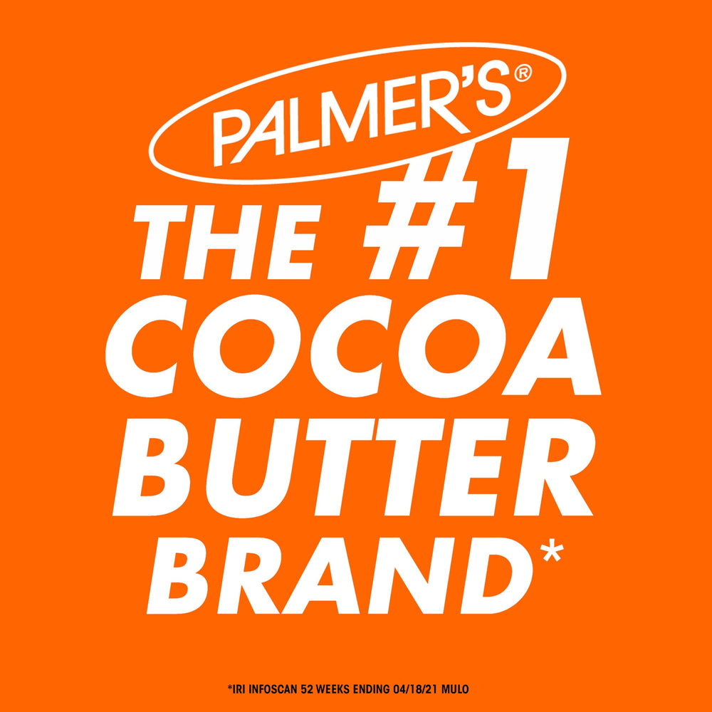 Palmer's pump dispensing lotion illustrating controlled amount and no-waste benefit