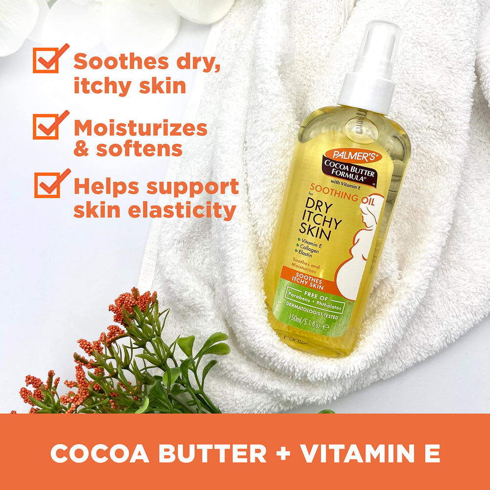 Palmer's pump spray top close-up for easy targeted application