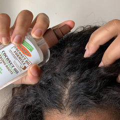 Palmer's back label with usage instructions and clean formula