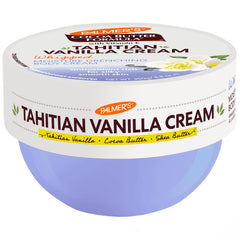 Palmer's front packaging showing jar and calming tahitian vanilla scent