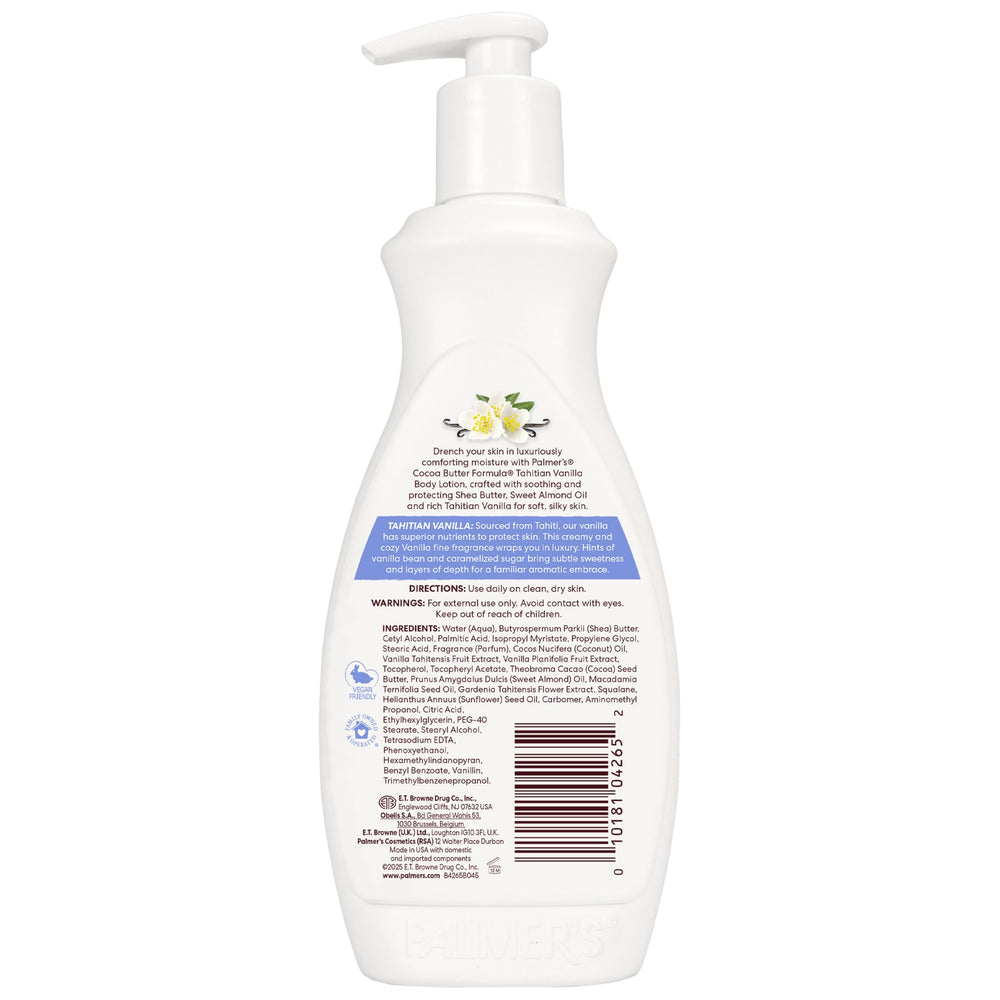 Palmer's bottle on bathroom shelf styled for daily self-care routine